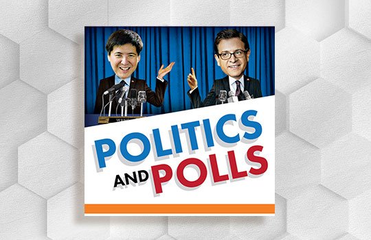 Politics and Polls logo